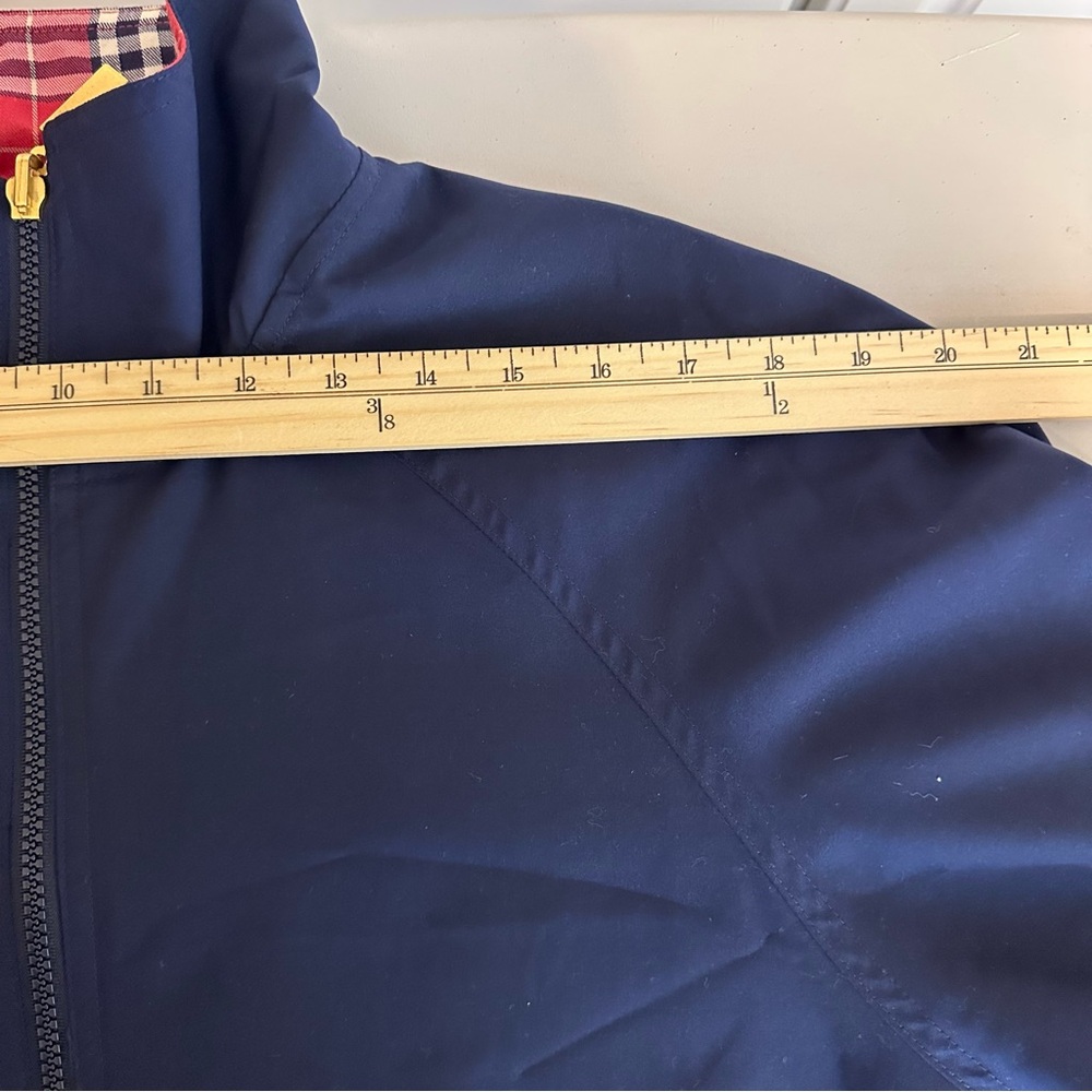 NWOT KORET Country Club Reversible Jacket Sz M Navy Blue/McGregor Plaid - Picture 10 of 15